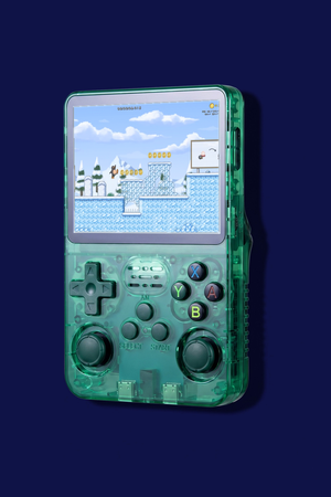 The console in Transparent Green