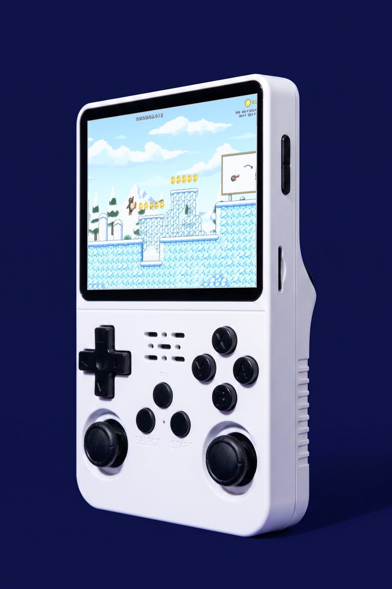 Turn One, three-quarter view showing the shoulder buttons