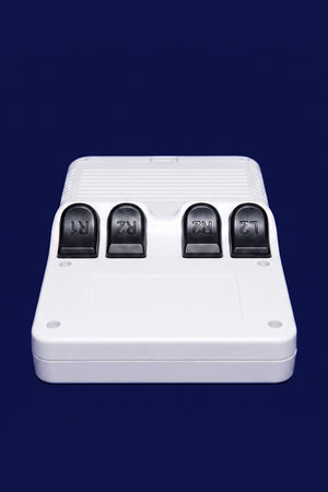 Turn One top edge with the four shoulder buttons