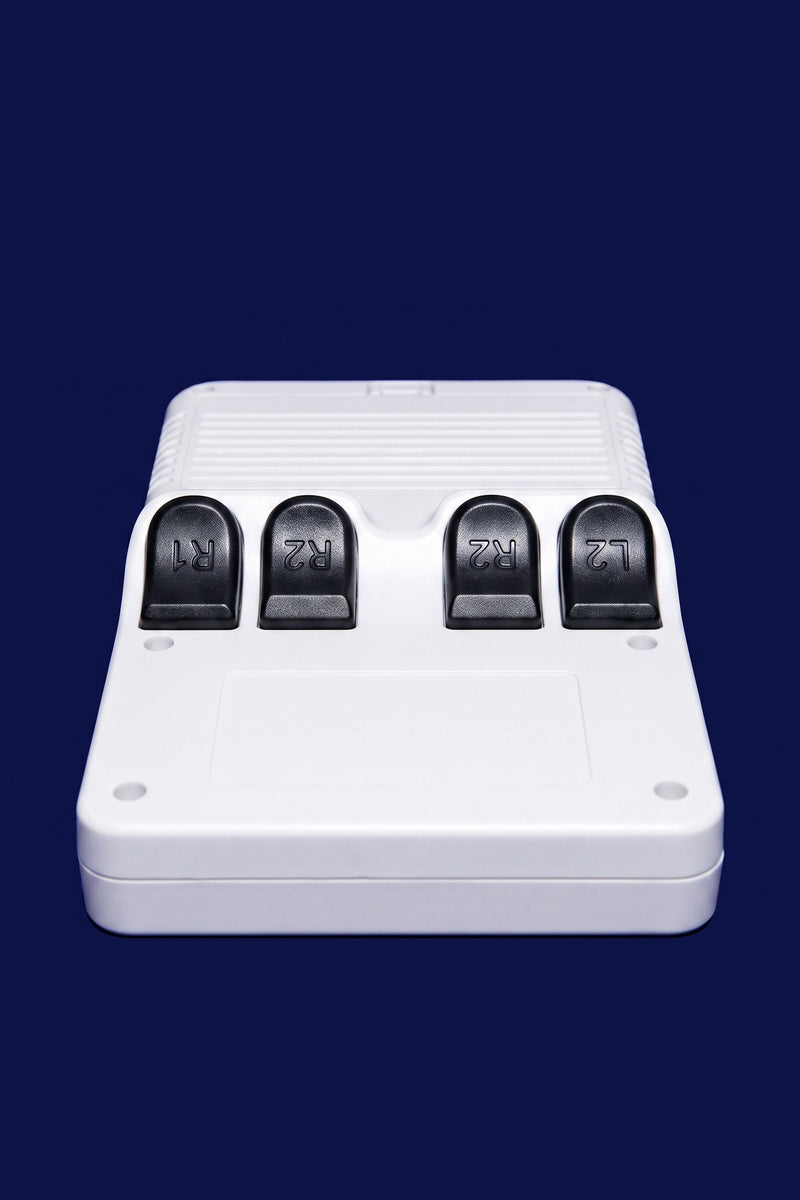 Turn One top edge with the four shoulder buttons