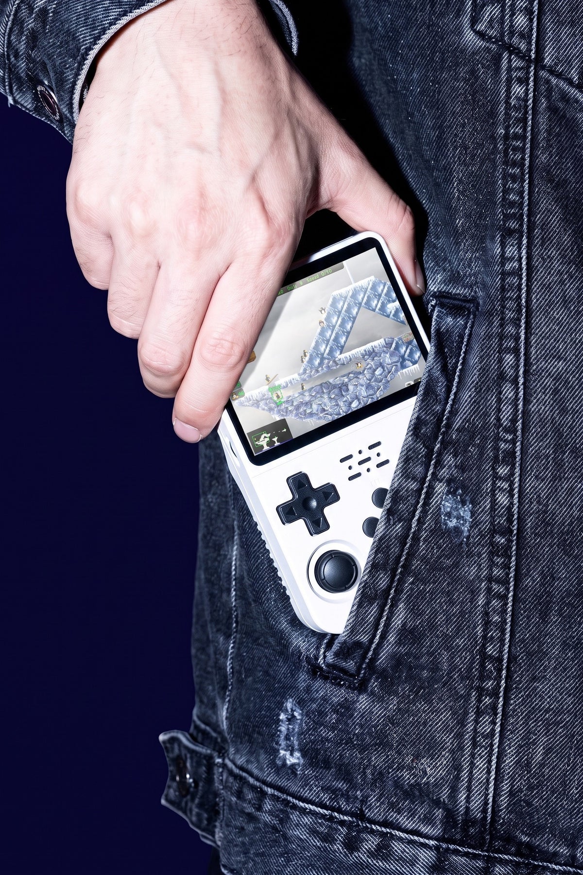 Turn One sliding into a jacket pocket